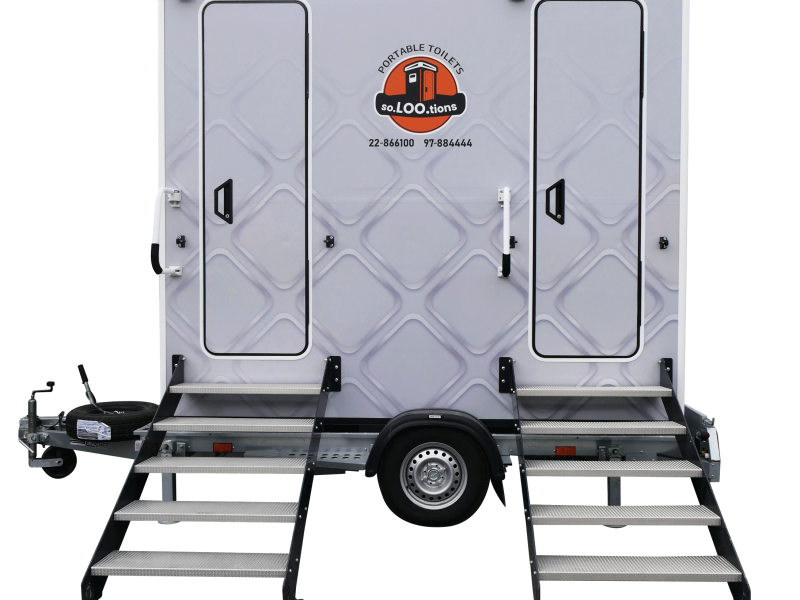 VIP Double Portable Toilets
