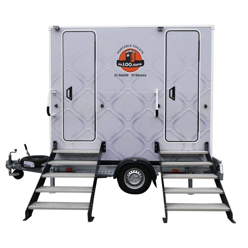 VIP Double Portable Toilets