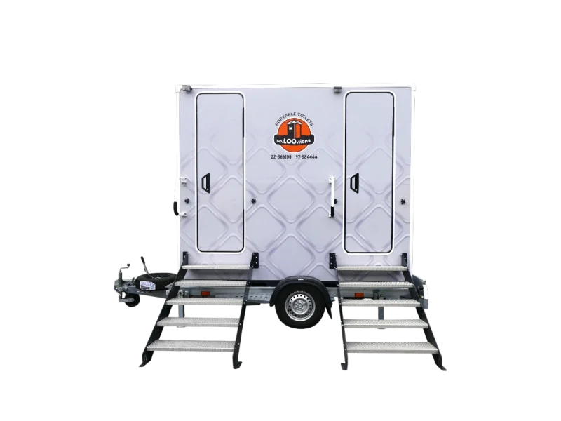 VIP line portable toilets- double