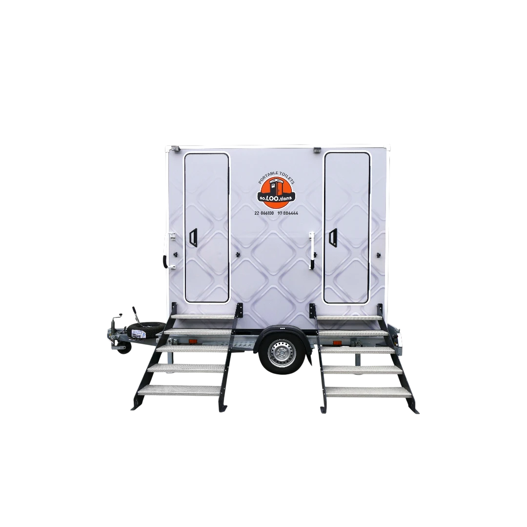 VIP line portable toilets- double